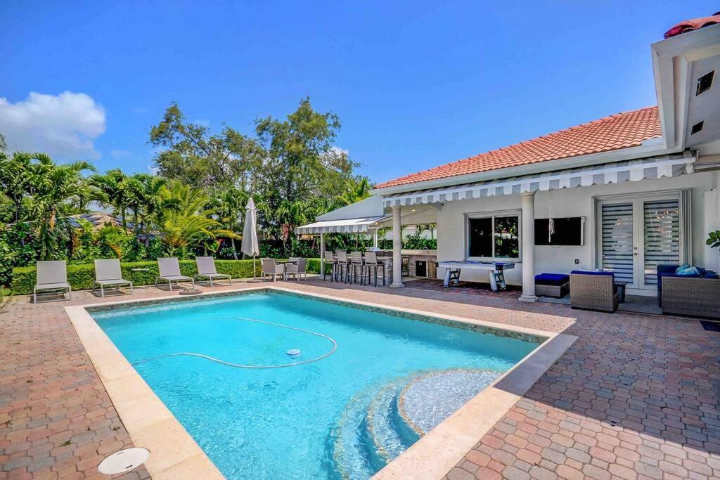 Miami 5Br Villa W Heated Pool, Games & Bbq L01 Cutler Bay Exterior photo