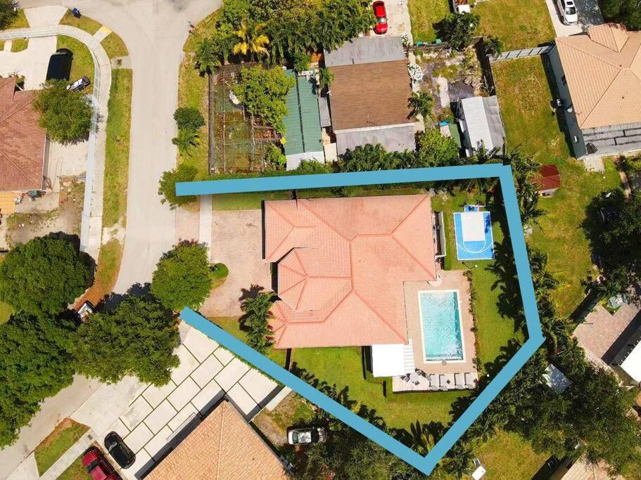 Miami 5Br Villa W Heated Pool, Games & Bbq L01 Cutler Bay Exterior photo